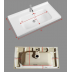 Ceramic Cabinet Basin - Rectangle Series 900 Waterproof Rim Design